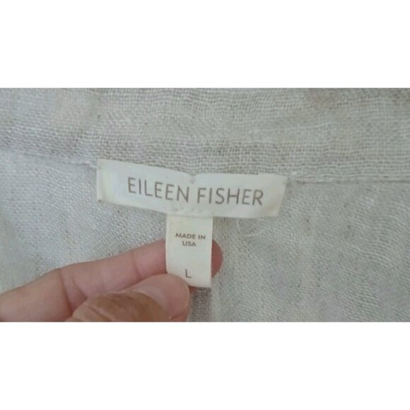 Eileen Fisher 100% Linen Blazer Jacket - Picture 5 of 10